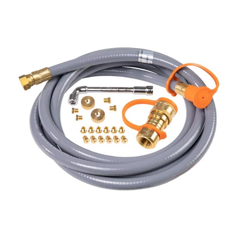 Natural Gas Conversion Kit With 10 Ft. Hose And Quick Connect Fitting
