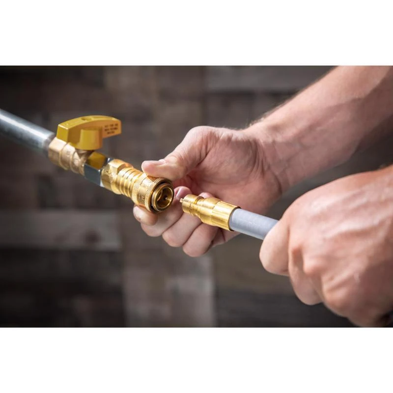 Natural Gas Conversion Kit With 10 Ft. Hose And Quick Connect Fitting