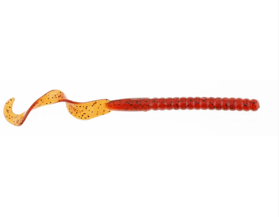 Berkley Powerbait Power Worm Fishing Lure, 7-inch, Pumpkinseed Color