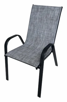 SR GRY Sling Chair