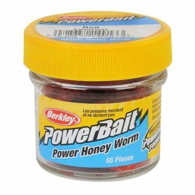 Berkley Powerbait 1-inch Power Honey Worm Fishing Lure For Trout And Panfish - Red