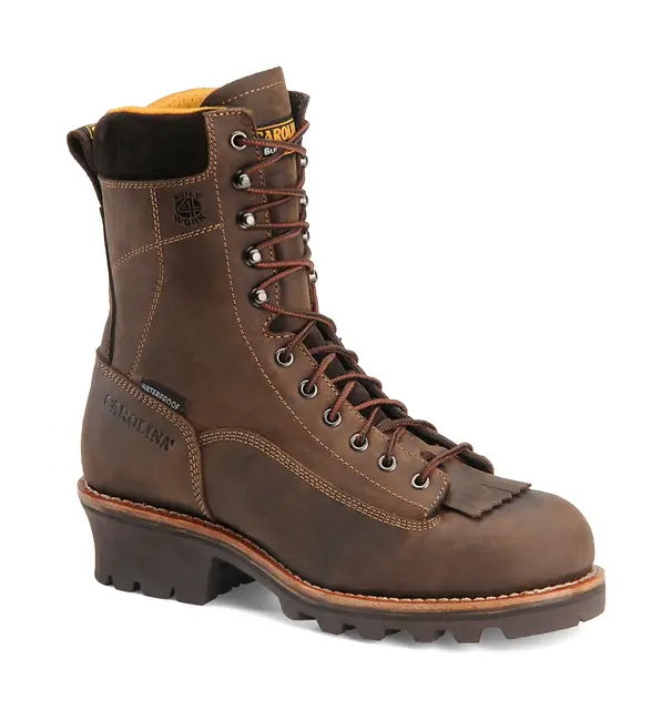 Men's Carolina Ca7022 Work Boots, Durable Leather, Steel Toe, Size Options Available