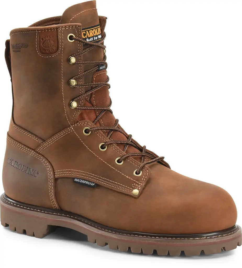 Carolina Men's 8 Waterproof Insulated Work Boot With 800-gram Thinsulate