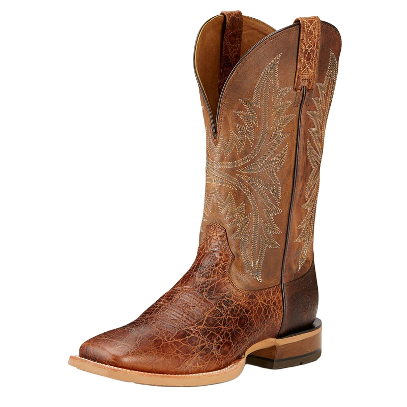 Ariat Men's Cowhand Western Cowboy Boot, Adobe Clay/taupe, Size 12 B Us