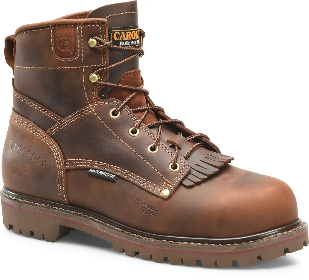 Carolina 6" Waterproof Composite Toe Grizzly Boot For Men