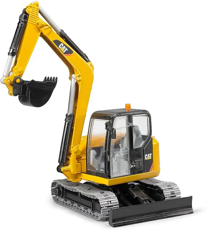 Caterpillar Mini Excavator With Chain Link Chassis And Working Arm