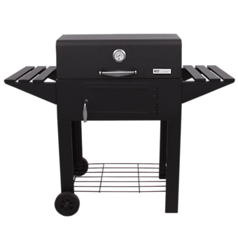 Santa Fe 28-inch Charcoal Grill Model 14301569 - Black Outdoor Cooking