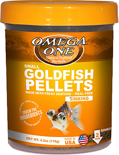 OMEGA 1 GOLDFISH PELLETS SM 4.2O