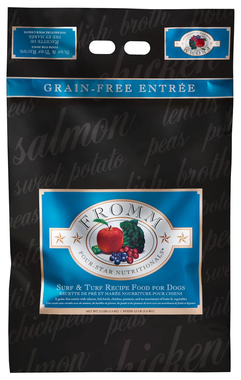 Fromm Four-star Grain-free Surf & Turf Recipe Dog Food 12 Lb