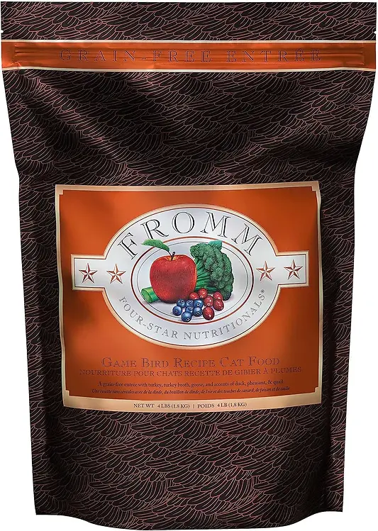 Fromm Four-star Grain-free Game Bird Recipe Cat Food 5 Lb