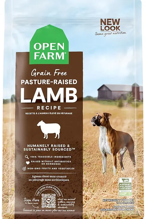 Open Farm Grain-free Pasture Raised Lamb Recipe Dog Food 11Lb