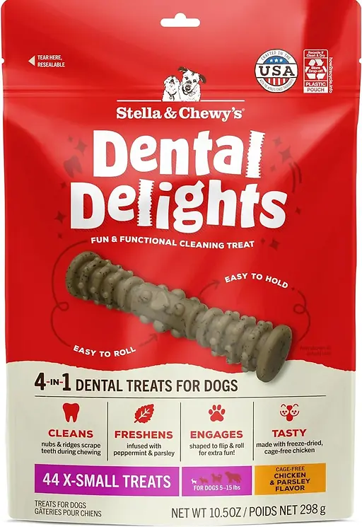 Dental Delights Extra Small Dog Treats 44ct