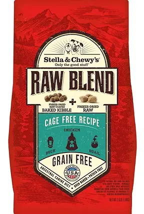 Stella & Chewy's Raw Blend Grain Free Cage Free Recipe Dog Food 3.5LB