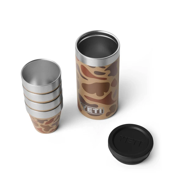 YETI Shot Glasses&Case Wetlands Camo