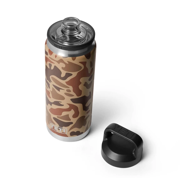 Rambler 26oz Bottle Chug Wetlands Camo