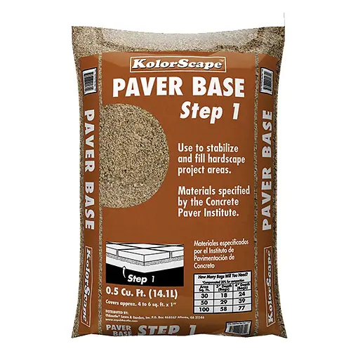 KOLORSCAPE STEP 1 COARSE PAVER BASE 1/2 CUBIC FOOT 63/PALLET