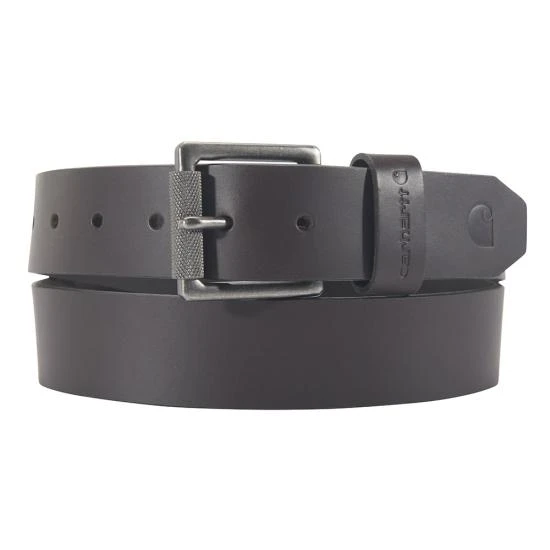 Carhartt Men's Bridle Leather Roller Buckle Belt Black Size 36