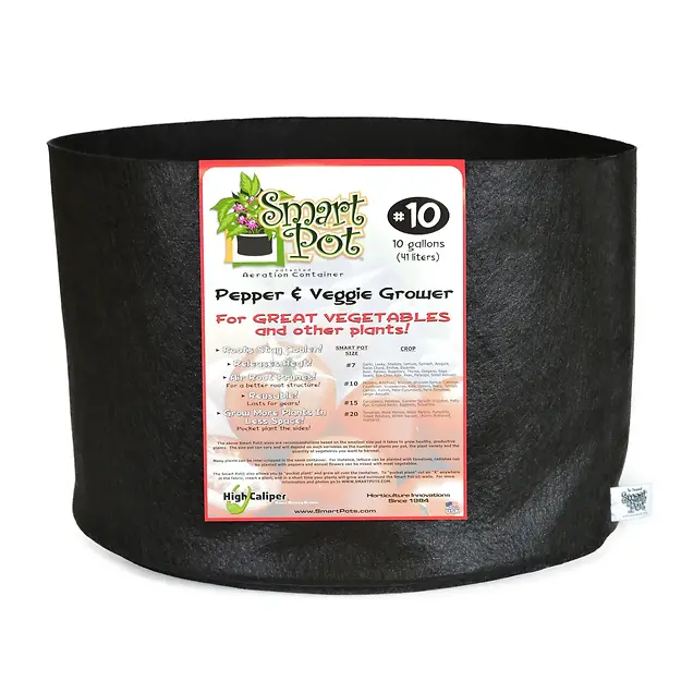 SMART POT 10 GAL PEPPER/VEG