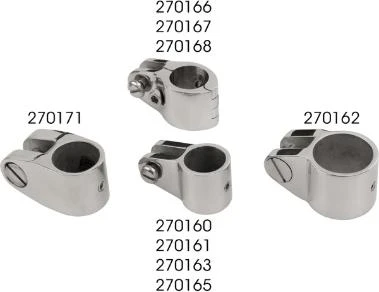 HINGED JAW SLIDE W/ BOLT 1-1/8", Ss, SEA-DOG 270168