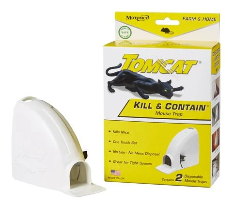 Tomcat Kill & Contain Mouse Trap 2pk