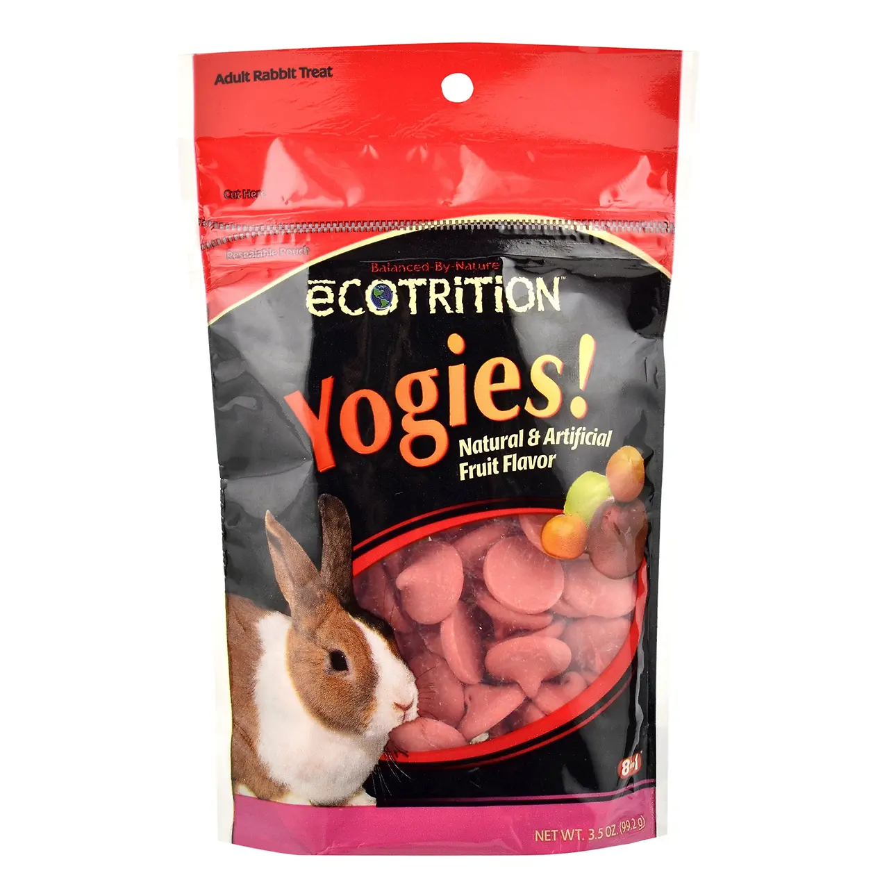 8 in 1 Yogies Fruit Flavor Rabbit Treats 3.5oz