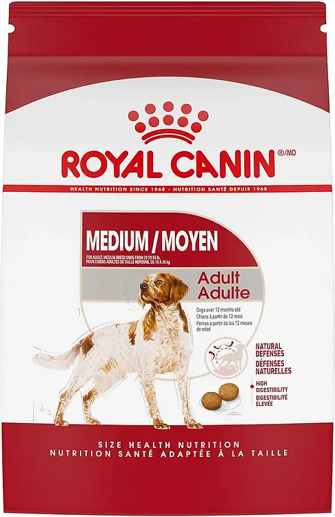 Royal Cannin Size Health Nutrition Medium Adult Dry Dog Food 30-lb