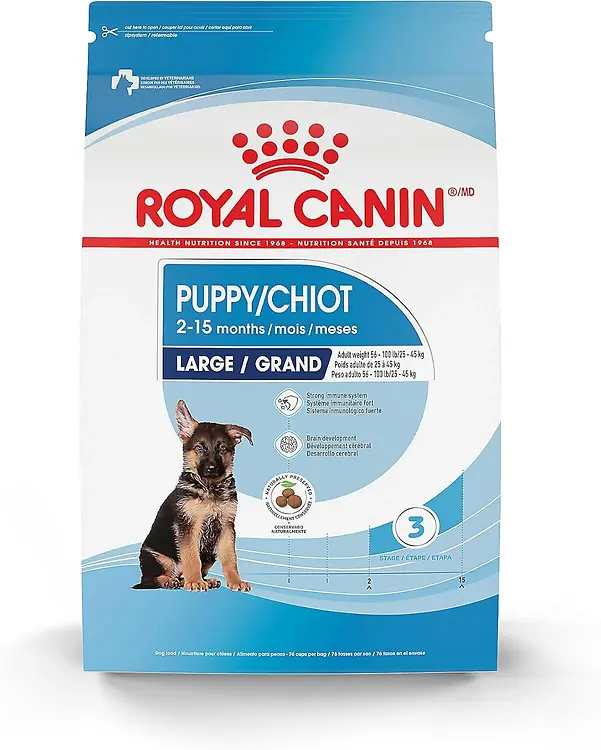 Royal Cannin Large Breed Puppy Dry Dog Food 30lb