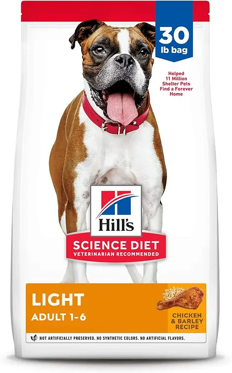 Hill's Science Diet Light Adult Dog Food With Chicken Meal & Barley, 33 Lbs.