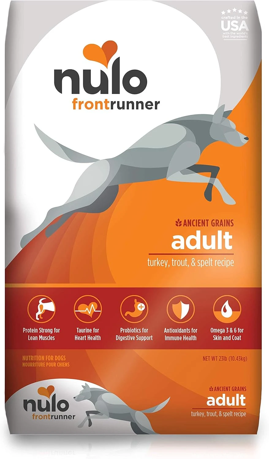 Frontrunner Turkey, Trout, & Spelt Dry Dog Food, 23 Pound Bag