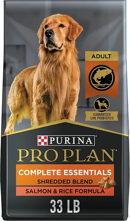 Purina Pro Plan With Probiotics Shredded Blend Salmon & Rice Dry Dog Food, 33 lbs.