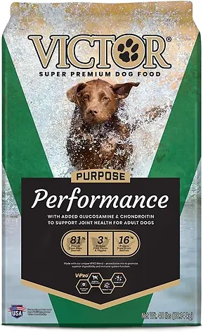 Purpose Performance Dry Dog Food 40 Pounds Large Bag