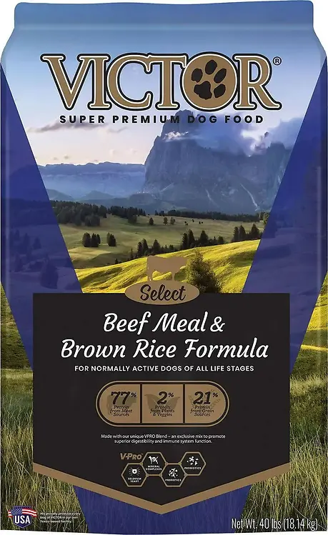 Select Beef and Rice Dry Dog Food, 40 Pounds Bag