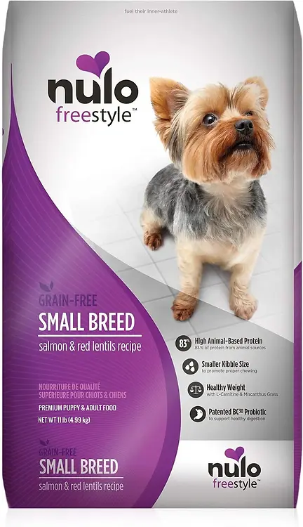 Nulo Freestyle Small Breed Dog Salmon & Red Lentils Recipe 11-lb
