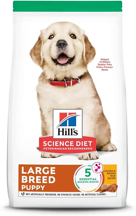 Hill's Science Diet Large Breed Chicken Meal & Oats Recipe Dry Puppy Food 15.5-lb