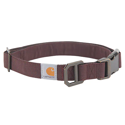 CARHARTT NYLON DOG COLLAR WINE Medium