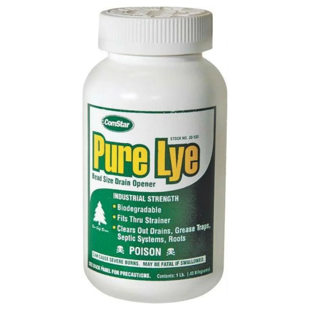 Comstar International 30-500 Pure Lye 1Lb