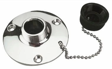 Washdown Water Outlet 2-3/4", Brass Chrome, Sea-Dog 512120-1