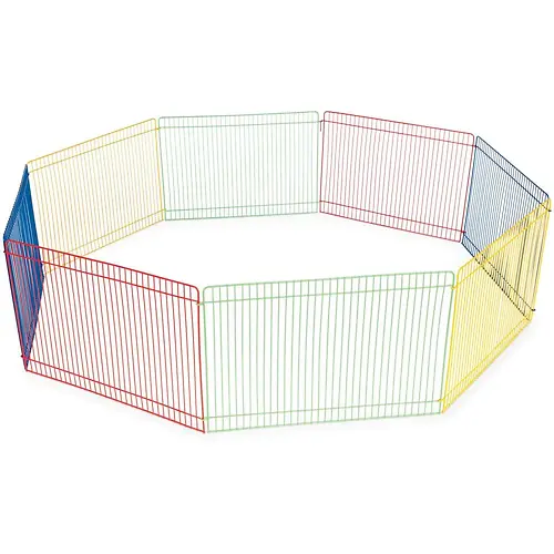 40090 Small Animal Playpen 13 X 36 X 9 Multi-color