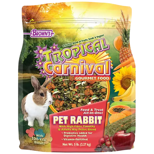 Brown's Tropical Carnival Rabbit Food