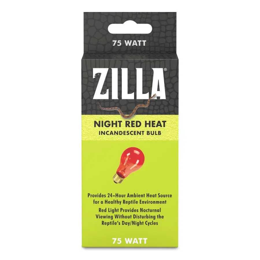 Zilla Night Red Heat Incandescent Bulb 75watt