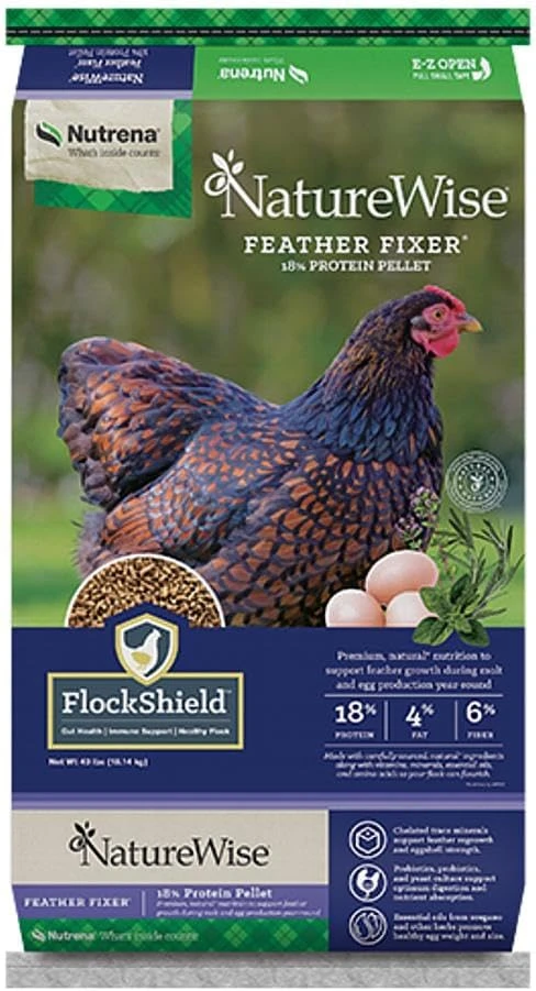 Naturewise Feather Fixer Chicken Feed 50 Lb Bag For Healthy Plumage