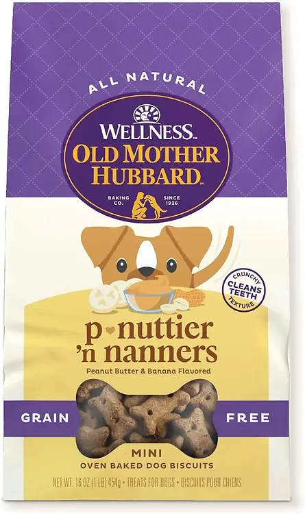 P-Nuttier Mini Dog Treat Biscuits, Peanut Butter Flavor, 20 Ounce Bag