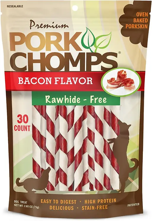 Dog Treats, Premium Bacon Twistz Mini, 30-Ct.