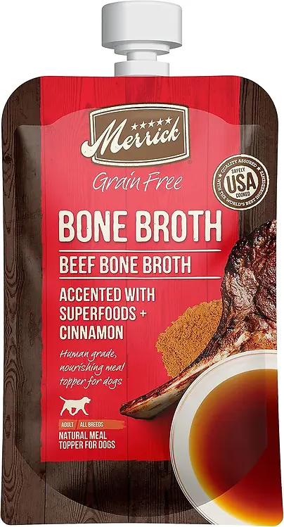 Grain Free Beef Bone Broth Wet Dog Food, 7 Ounce Can