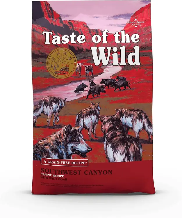 Southwest Canyon Wild Boar Dry Dog Food Grain Free 14 Lb