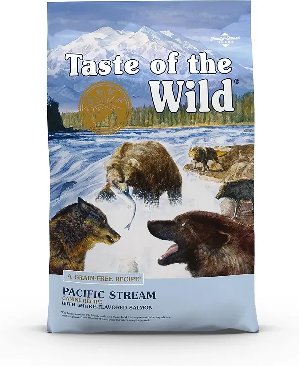Pacific Stream Salmon Dry Dog Food Grain Free 14 Lb