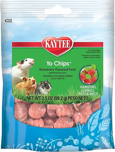 Kaytee Fiesta Strawberry Yo Chips Small Animal Treat 3.5oz