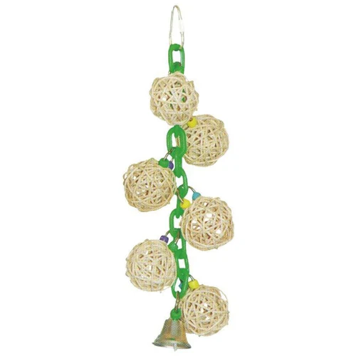 A&E Six Vine Balls on Chain with Bell