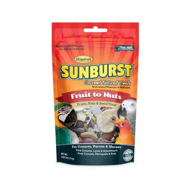 Higgins Sunburst Fruit to Nuts, 5 oz