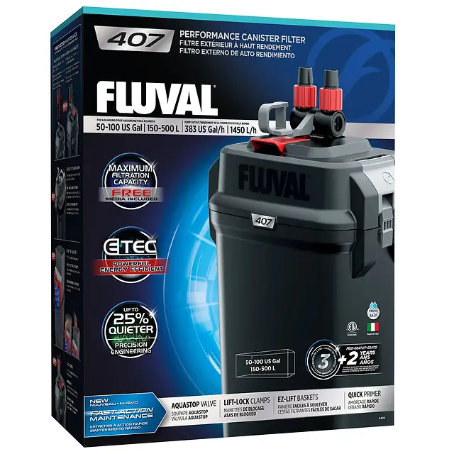 FLUVAL 407 EXTERNAL FILTER